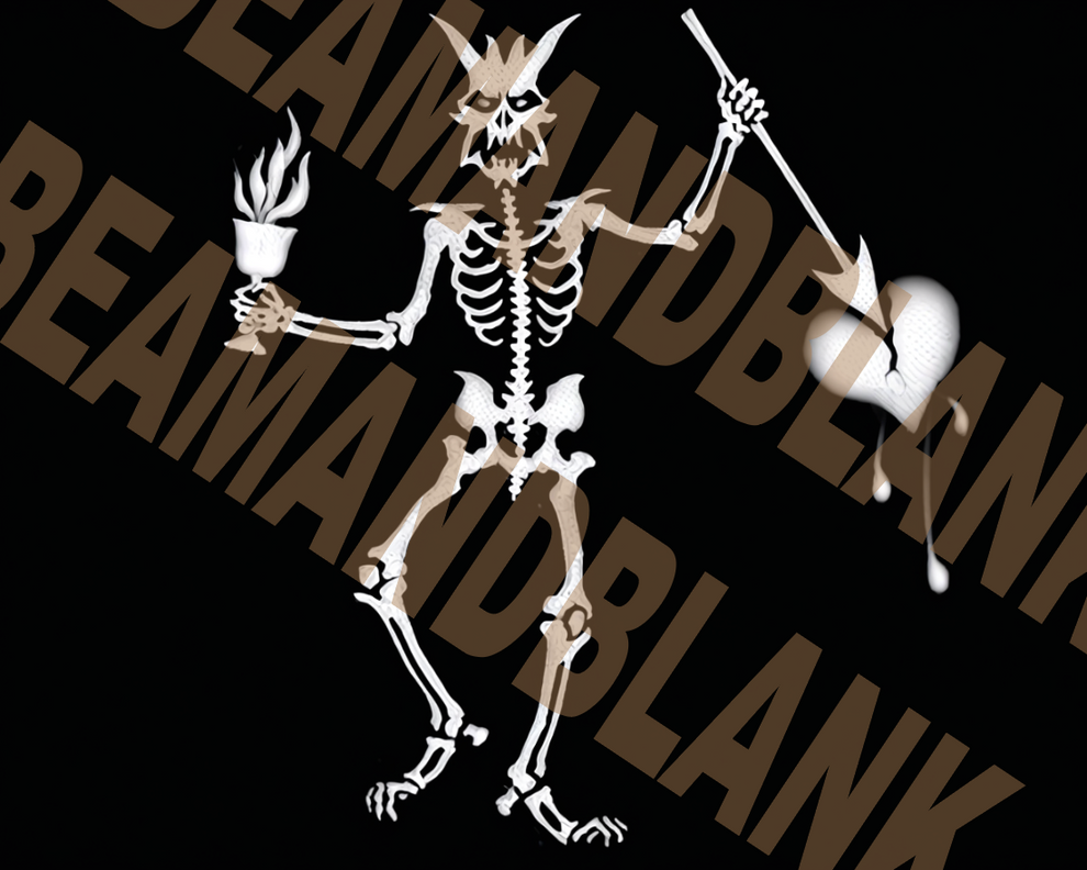 Blackbeard's Flag Depth Map PNG | High-Res Relief File for 3D Laser CN ...