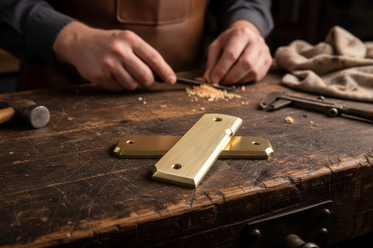 Brass 1911 Grip Blank Product Image